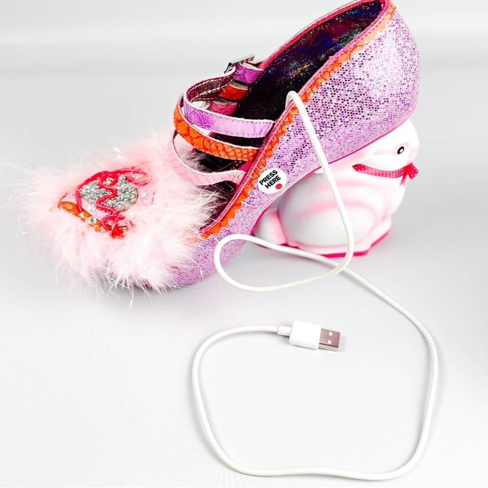 Irregular Choice “Hunnie Bunnie” Light-Up Bunny Heels – Size 39 – Rare Collectib - Picture 5 of 8